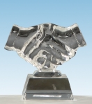 Handenschudden van kristal