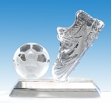 Voetbalschoen met bal 
